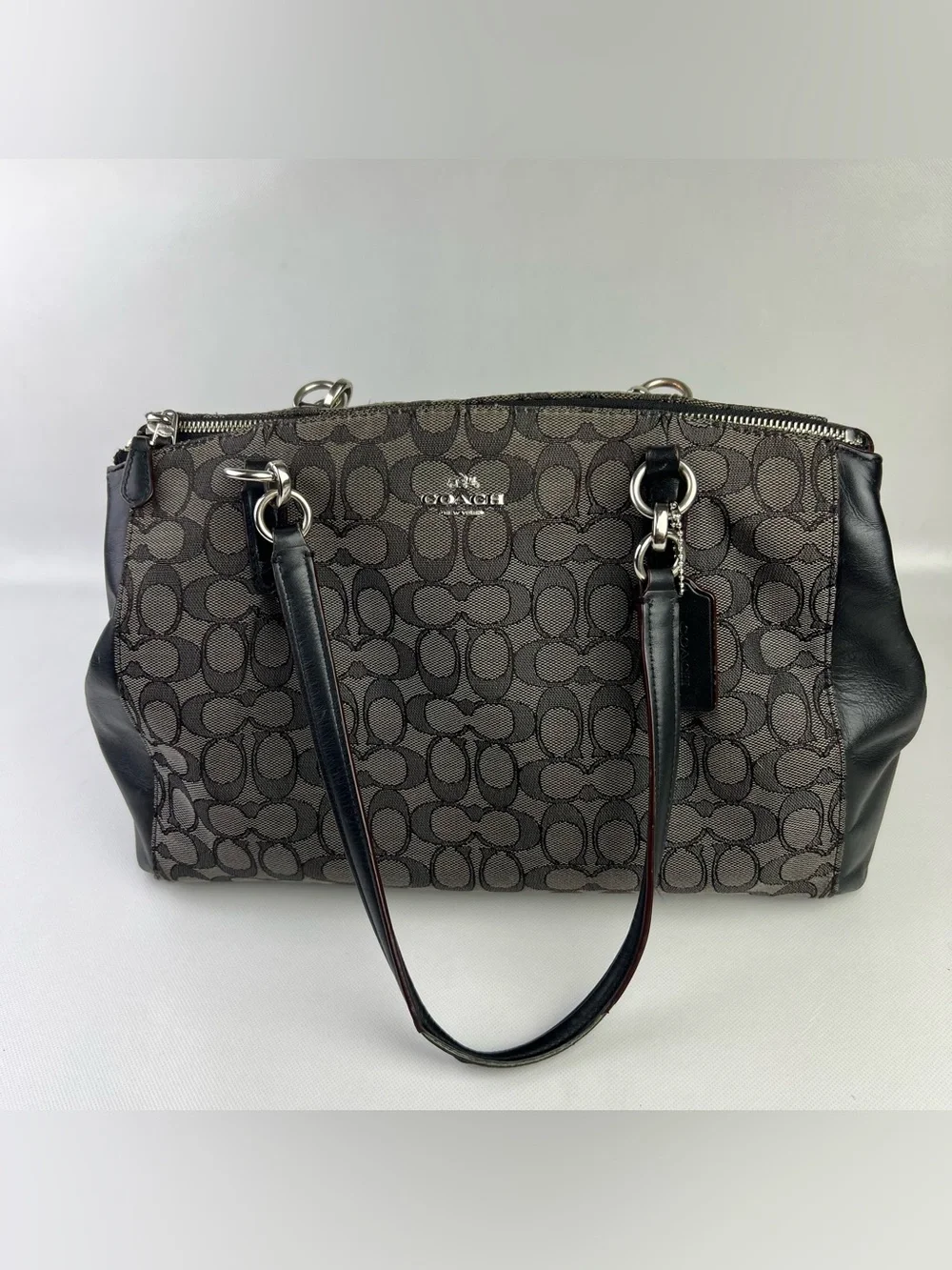 Coach Signature Shoulder Bag Satchel Handbag Purse